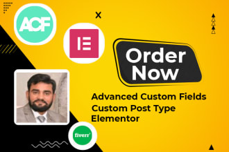 create post type , custom field , complete dynamic website