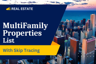 provide real estate multifamily property leads with skip tracing