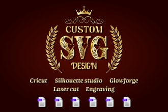 create your custom svg for cricut, silhouette studio or glowforge