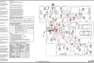 draw mechanical, electrical, plumbing plans, drawings