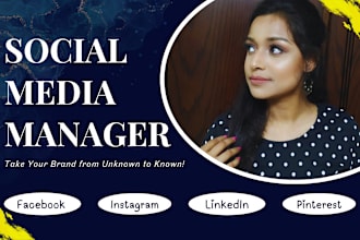 manage all your social media platforms for 30 days