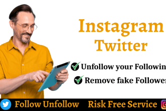 unfollow instagram twitter remove fake ghost follower