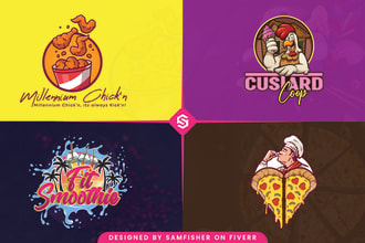 craft restaurant, catering, coffee shop, and food logo