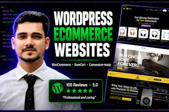 build a responsive wordpress ecommerce website using woocommerce
