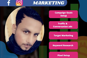 setup facebook adverts and instagram ads campaign
