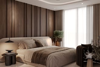 design and render beautiful interior bedroom design