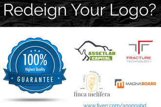 redesign your logo in high resolution