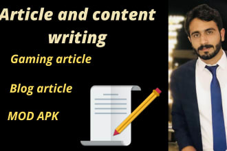 do apk article writing, sports, and blog writing