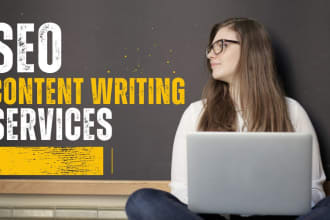 do amazing SEO article writing and blog post writing
