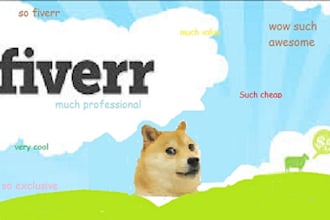 make a custom photo shopped doge image for you
