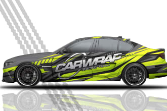 do professional racing car livery car itasha sports car wrap designs