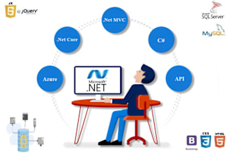 develop or fix asp dot net mvc and core web application