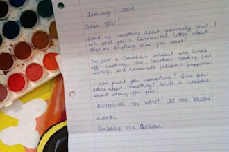 send you a handwritten letter of anything