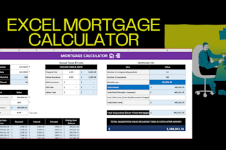 create a mortgage calculator in excel