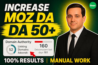increase moz domain authority with high quality seo backlinks