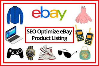 be your ebay lister for your ebay listing, ebay product listing, and ebay SEO