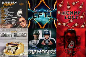 do mixtape cover art, album cover art or single cover