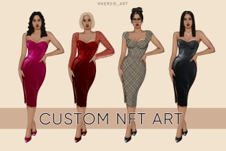 draw custom nft collection art