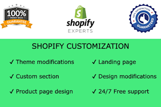 do shopify theme design customization