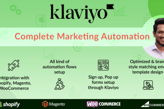 setup automation flows in klaviyo