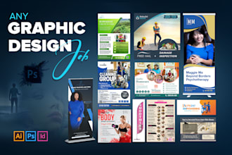 be your graphic designer and will do any graphic design work