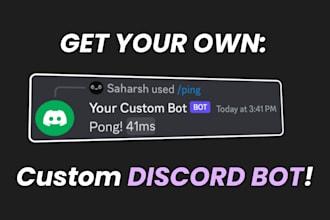 code a custom discord bot within 24h