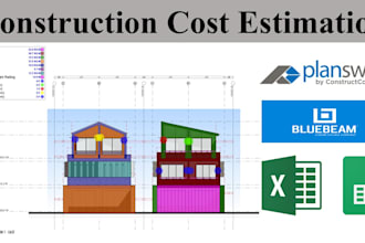 do quantity takeoff, material takeoff, and cost estimation