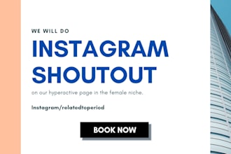 do shoutout on my 55k instagram page