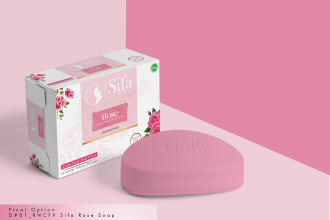 design luxury soap packaging and label
