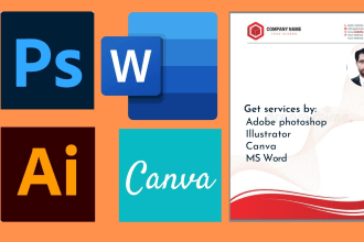 create impressive letterhead with ms word document and convert any file
