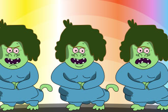 create versatile cartoon ,doodle,mascot, nft art