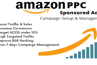 do amazon ppc campaign,amazon ppc management and amazon ppc optimization