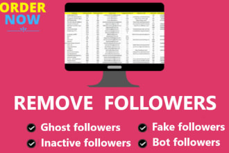 remove ghost and bot followers from your instagram manually