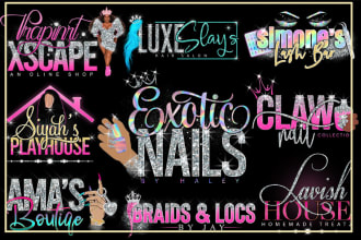 do cosmetics beauty nail makeup spa fashion hair logo