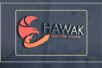 social media marketing, professional logo
