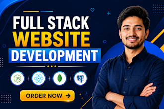 do ai website, full stack website development, as a full stack web developer