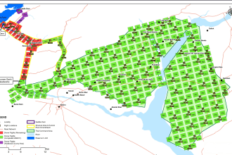 create geographic maps in gis environment