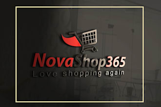 design a professional logo for online store