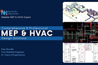 draw electrical layout mep plan and hvac design in autocad for city approval