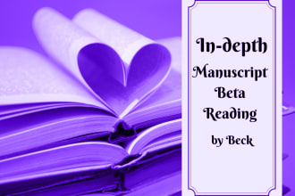 beta read your cozy mystery and provide honest feedback