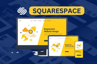 build squarespace website, design or website development squarespace