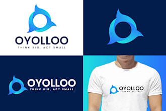 do creative modern gradient minimalist logo design