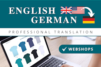 translate your website, shop or landing page content from english to german