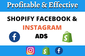 setup your profitable shopify facebook ads and ig ads