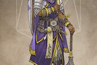 create fantasy dnd characters or dd oc character
