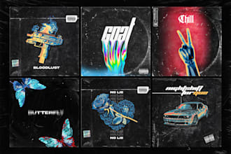 design unique music album cover art