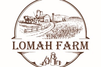 do landscape agriculture farm and lawn care logo