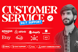 provide customer support service for shopify, ebay, and amazon store