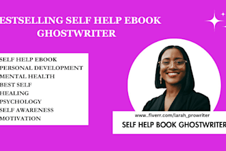 write self help ebook, amazon kindle ghostwriter for self help, kdp self help