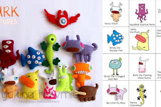 make plush doll based on your drawing